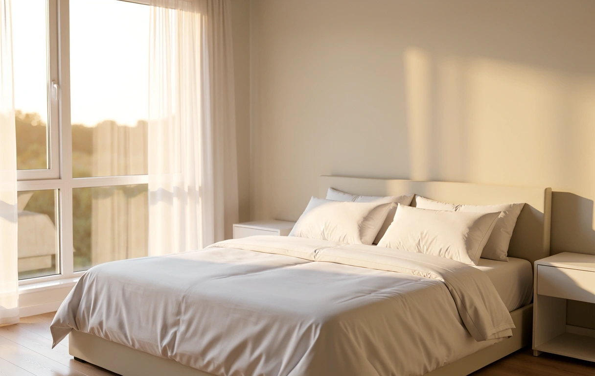 Ruhige Schlafumgebung als Symbol für Datenklarheit